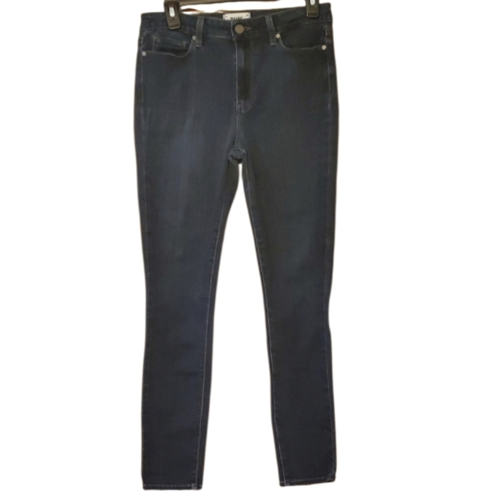 PAIGE Women's Dark Blue Hoxton Ultra‎ Skinny Jeans Size 28